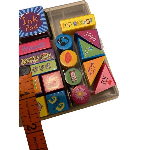 Lot of 3 Stamps Set Paper Punches Crafts Art School - Picture 8 of 11